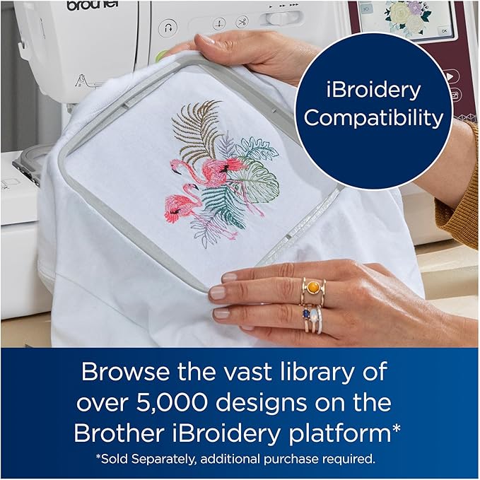 Brother RSE725 Computerized Sewing & Embroidery Factory Refurbished Machine (Full Warranty)