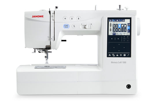 Janome Memory Craft 1000 with $499 Bonus Kit