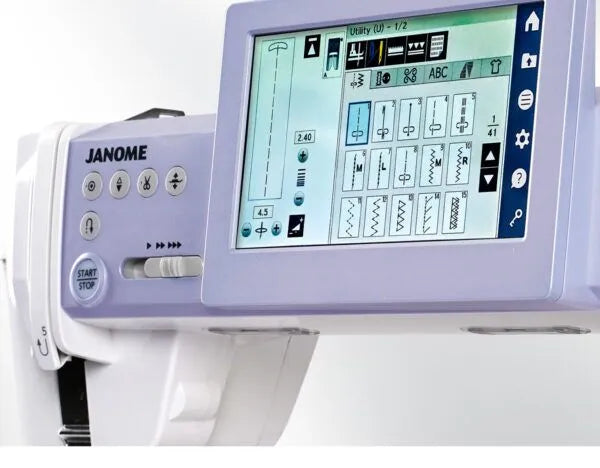Janome Continental M6 Flatbed Quilting and Sewing Machine with Bonus Kit