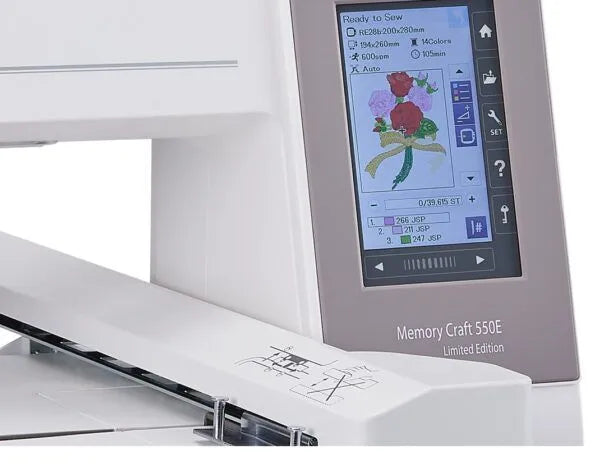 Memory Craft 550ELE Limited Edition Embroidery ONLY