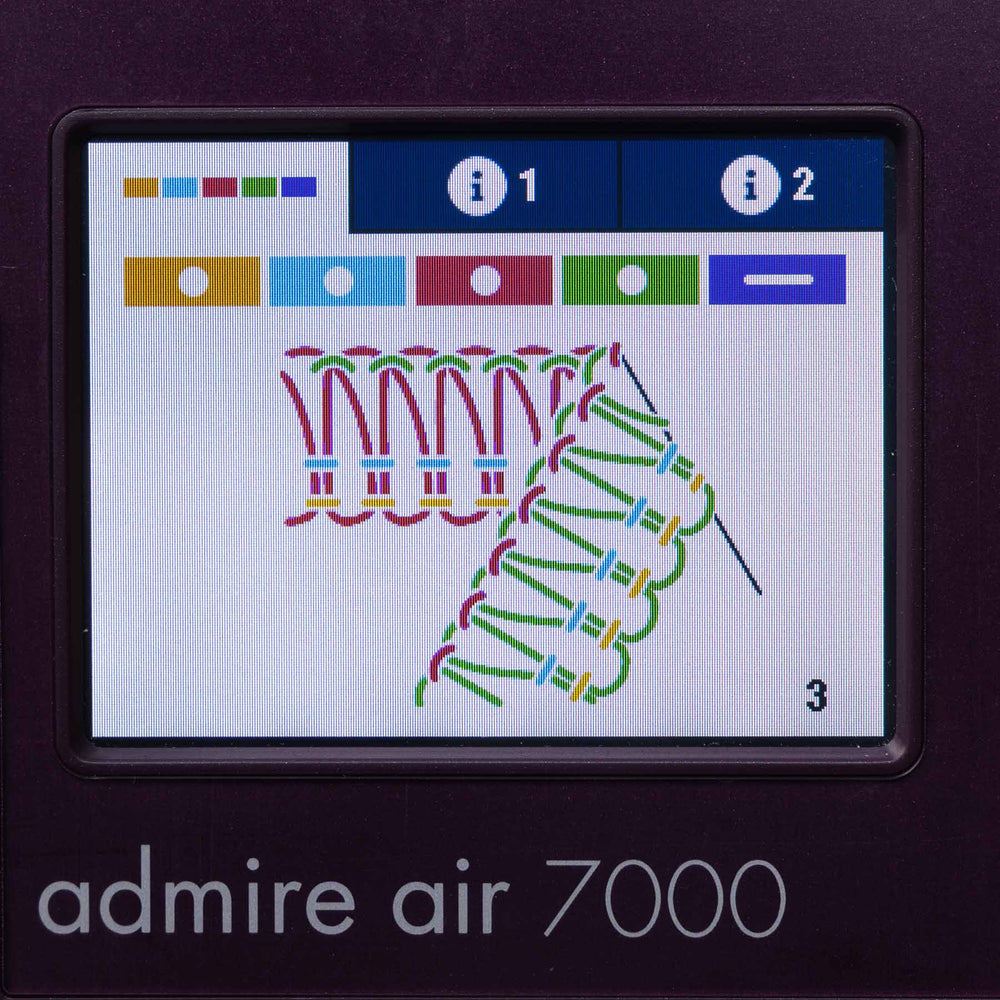 ADMIRE AIR 7000 PURPLE COVERLOCK