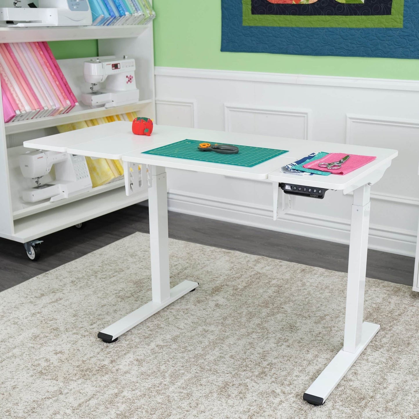 Eleanor Electric Height Adjustable Multi-function Sewing and Cutting Table