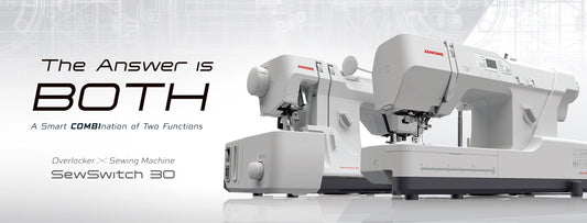 Janome Sew Stitch 30 (Sewing / Coverstitch Combo) Shipping Oct 2026- PreOrder