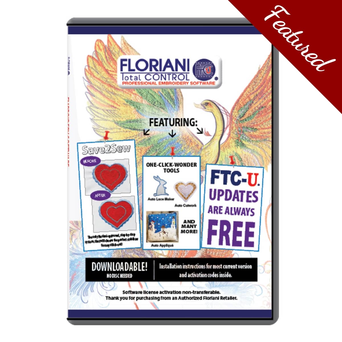 Floriani FTC-U Embroidery software