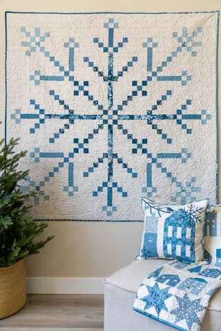 Winter Lace Block of the Month Laundry Basket Quilts Edyta Sitar