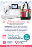 Knoxville Mini Janome M8 Shopping Tote Event Saturday October 31st