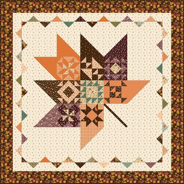 Riley Blake Pressed Leaves Quilt Kit