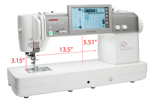 Janome Continental M7 New In Box - Discontinued -Replaced with M8