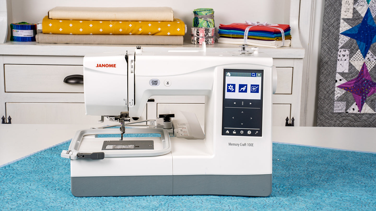 Janome Memory Craft 100E Dedicated Embroidery