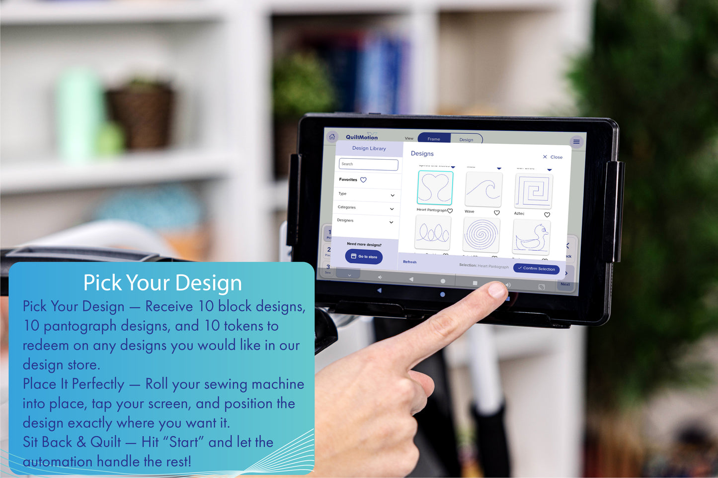 GRACE QMX ONLY NO FRAME Quilt Motion X Foundations for Domestics