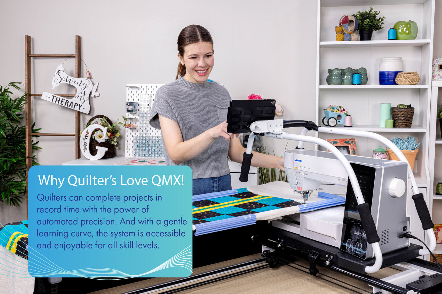 GRACE QMX ONLY NO FRAME Quilt Motion X Foundations for Domestics