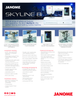 Janome Skyline S8- Shipping in September 2026
