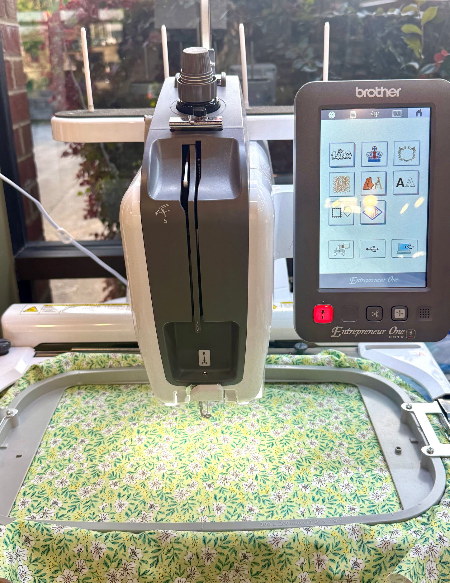 Previously Loved Brother PR1X (Single Needle Free Arm Embroidery Machine)