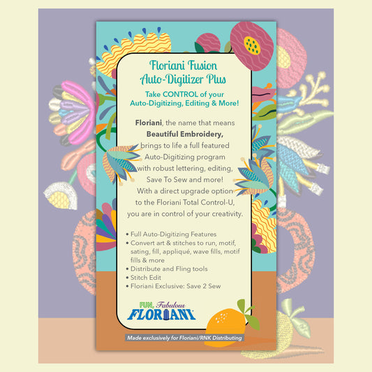 Floriani Fusion Digitizing Software