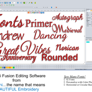 Floriani Fusion Digitizing Software