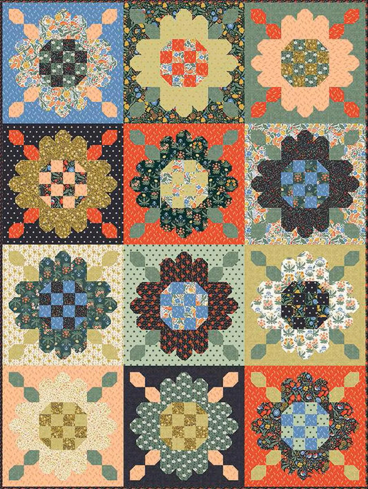 Riley Blake Quilt Kit Zinnia Seeds KT15470