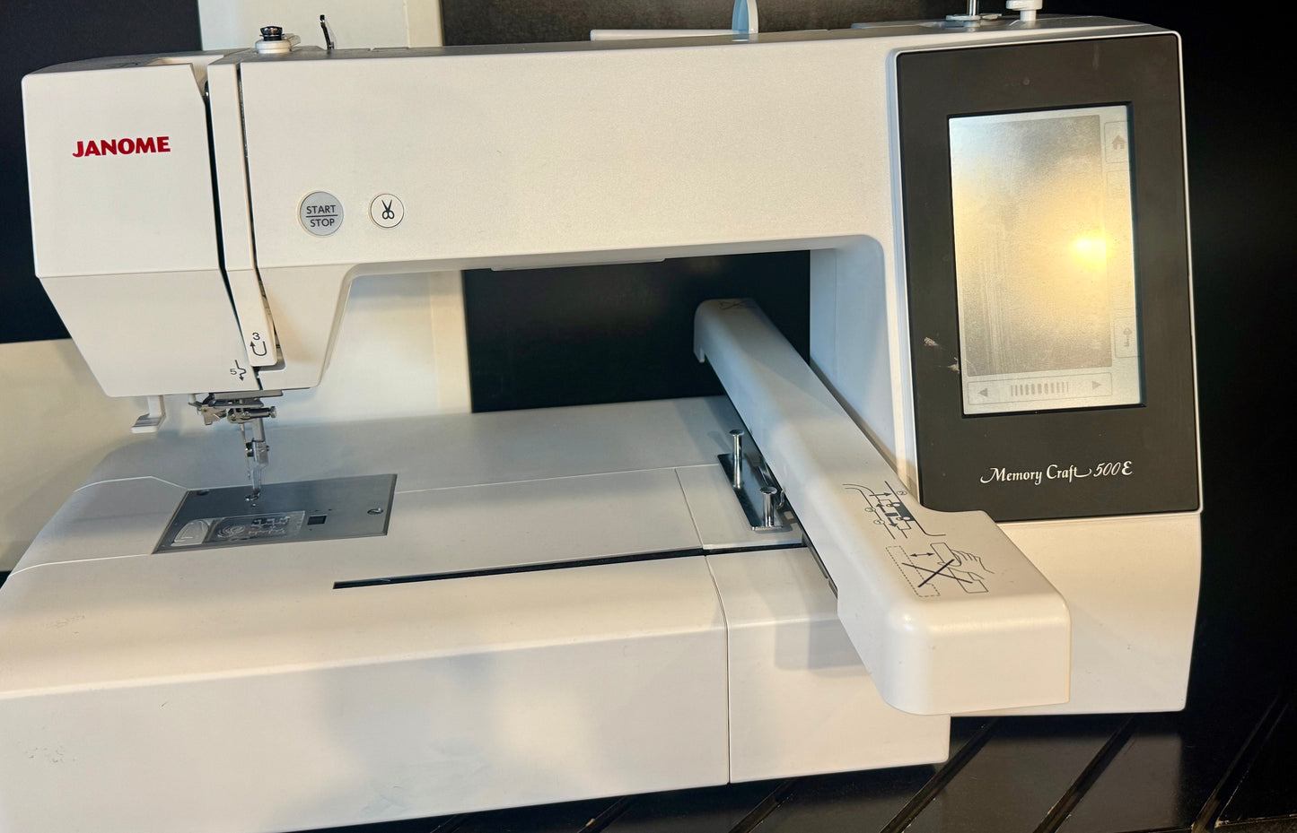 Previously Loved Janome 500e Dedicated Embroidery Machine