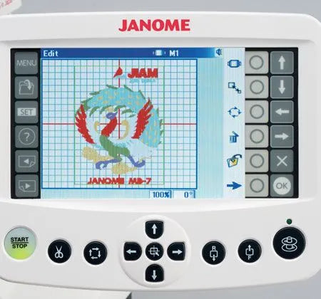 Seven Needle Embroidery Machine from Janome MB7